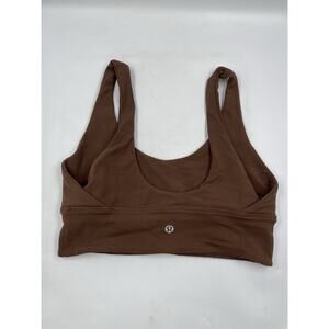 Lululemon 6 Align Scoop Neck Bra Brown Womens